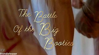 Člověk, ten chlap s obřím chujem mě šuká tak drsně v domácím akci s blondýnou Fesser! 😍