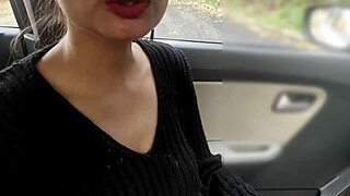 Desisaarabhabhi - rżnięcie mojej byłej dziewczyny na zewnątrz w samochodzie, tak ryzykowne! 🚗