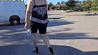 Γεια, καθάρισα το πούτσο του καθαριστή δρόμου με το στόμα μου δημόσια, δράση αυτοκινήτου! 😜