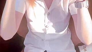 فتاة تايلاندية جميلة تعرض جسدها العاري خارجاً في العلن