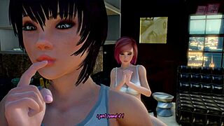 פוטה דיקגירל מפתה בחור ביישן לסקס אנאלי 3D