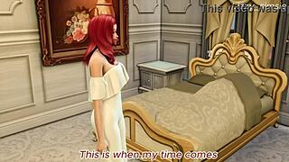 Сахарная крошка получает большой член на Рождество в Sims 4 3D анимации, хочешь глянуть акцию?