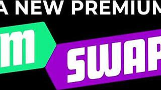 Milf seksi fit Kayla Paige dikongkek keras oleh trainer selepas senaman