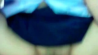 Thai Teen Rides Cock Raw in School Uniform Creampie