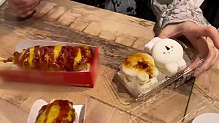 귀여운 일본 베이비랑 생 딥스로트 해, 와! 😍