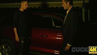 Η τυφλωμένη Τσέχικη γυναίκα γαμιέται σκληρά ενώ ο σύζυγος βλέπει σε σκηνή κούκουλντ