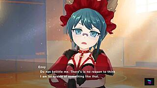 Magicami - Červená kapuce špatná vlčí holka v outdoor veřejném prostředí