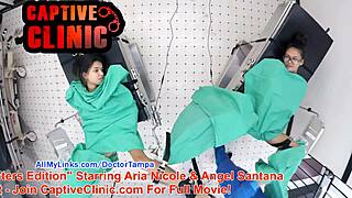 Nua nos Bastidores com Aria Nicole Durante Discussões de SETUP Pré-Cena.