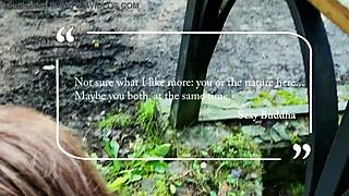 Cítim sa ohromený modrookými mladými hlbokým hrdlom v verejnosti