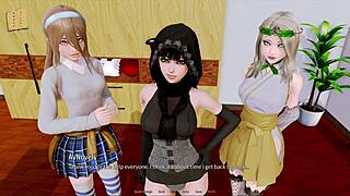 Exploring harem hotel in this game episode 291