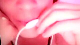 Recording a horny girl having sex in homemade video