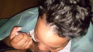 my boo enjoys sucking cock in this intimate moment