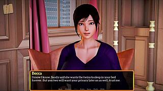 I just met my new stepfamily, and we're playing this fun game together, it's like episode 583 of our adventures.