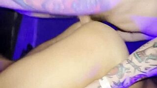 Threesome Sex in Smoking Area of Nightclub with Gay Participants