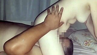 Wife loves to sit on her husband's face for pleasure