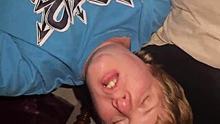 Intense emotions in gay deepthroat blowjob