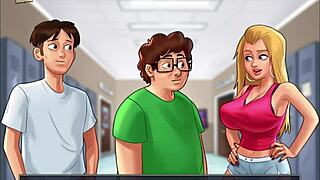 Summertime Saga 202 unfolds in erotic cartoon adventures.