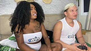 Naughty Neighbor Pays Bet With Pussy And Ass