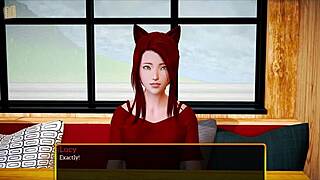 My NEW FAMILY introduces a REDHEAD with SMALL TITS