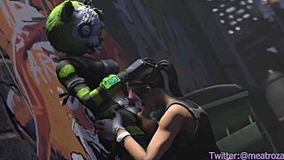 A compilation of Fortnite-themed porn with a cuddle theme