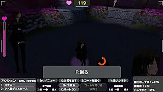 Sereka-san masturbates outdoors in a naked coat, trying not to get caught.