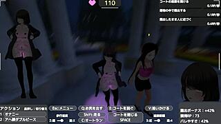 Sereka-san masturbates outdoors in a naked coat, trying not to get caught.