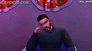horny stepsister fucked by stepbrother and stranger in sims 4 3d