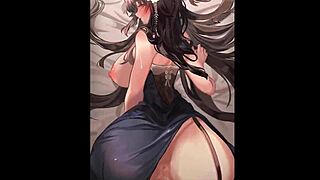 Azuma in 2D Anime Style.