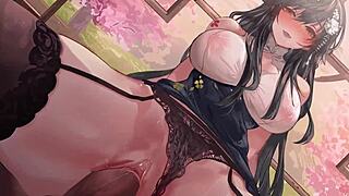 Azuma in 2D Anime Style.