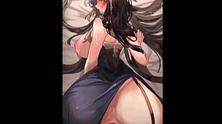 Azuma in 2D Anime Style.