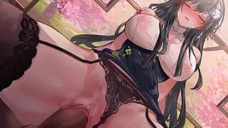 Azuma in 2D Anime Style.