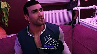 being a dik dik route 152 with brunette in hentai anime