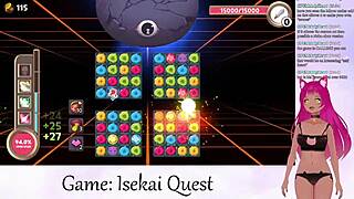 vtuber lewdneko plays isekai quest part 2 in game