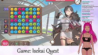 vtuber lewdneko plays isekai quest part 2 in game