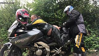 nymphofist gay biker dives into extreme anal fisting. his wild ride pushes every boundary with raw assfucking intensity.