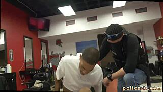 Sexy Mature Gay Police Officer Apprehends Robbery Suspect with Photos