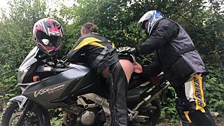 nymphofist gay biker dives into extreme anal fisting. his wild ride pushes every boundary with raw assfucking intensity.