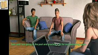 A Wife And Stepmother In An Erotic Game Scenario