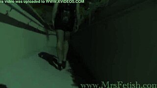 Jasmeen Lefleur teases while walking in heels. Her legs and feet steal the show every time.