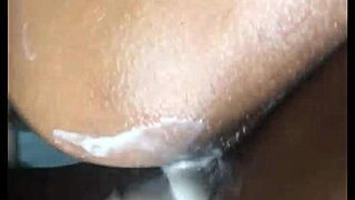 big black dick makes my pussy so wet and creamy, squirting all over that monster cock