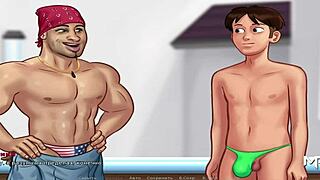 Milf at work does 69 uncensored in Summertime Saga