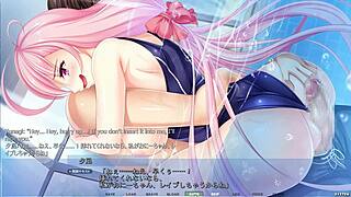 Akumeru Family - Yunagi Route Part 10 - Making My Stepsis Wet