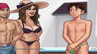 Milf at work does 69 uncensored in Summertime Saga