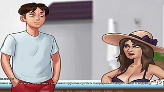 Milf at work does 69 uncensored in Summertime Saga