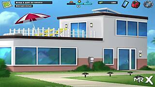 Milf at work does 69 uncensored in Summertime Saga