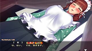 I-I love this maid-san boin game scene with Hozuki
