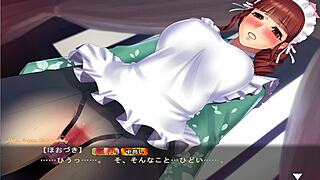 I-I love this maid-san boin game scene with Hozuki