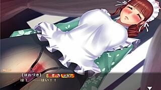 I-I love this maid-san boin game scene with Hozuki