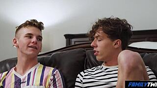 Familytwink Promises Not To Expose Gay Stepbrother!