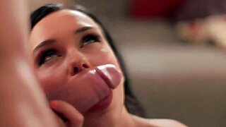 relieving stress with a passionate blowjob